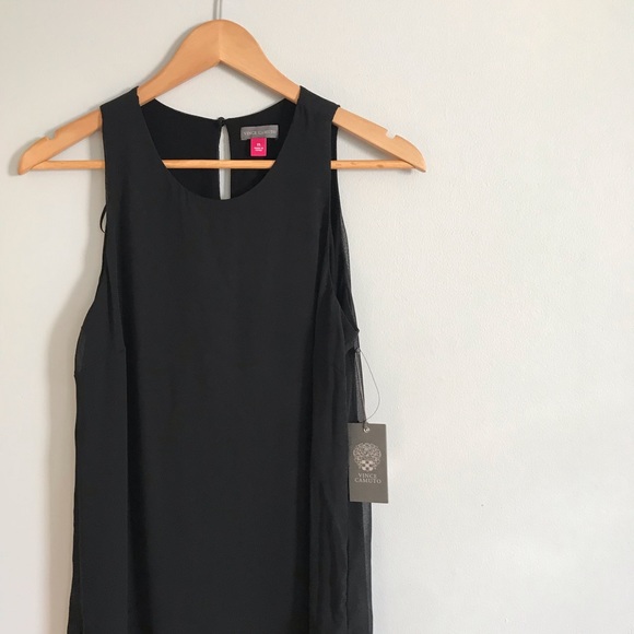 NWT Vince Camuto Chiffon Overlay Maxi Dress - Picture 4 of 7